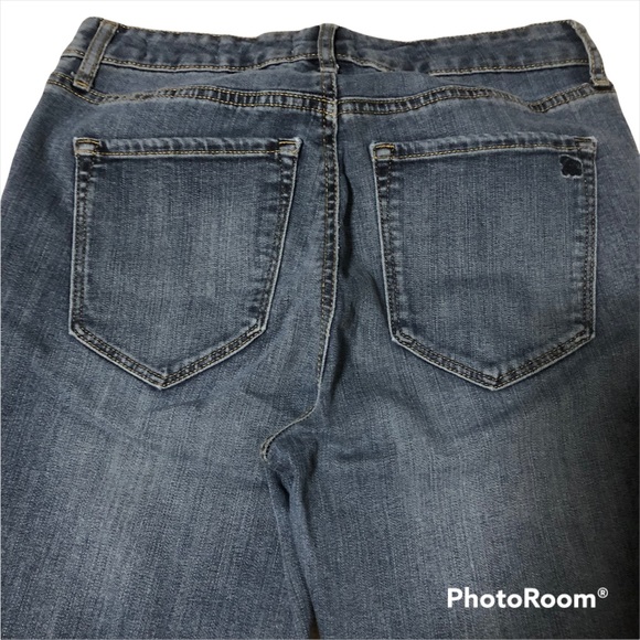 Jessica Simpson High Waist Skinny Jeans Ankle Length Frayed Bottom Size 6 - Picture 4 of 5